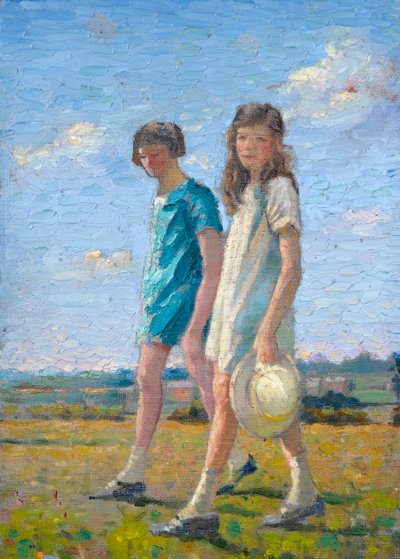 Studer for ?The Inseparables? av Walter Bonner Gash